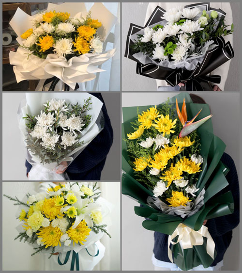 广东广州市增城区荔城街道木潭村白事花束代送